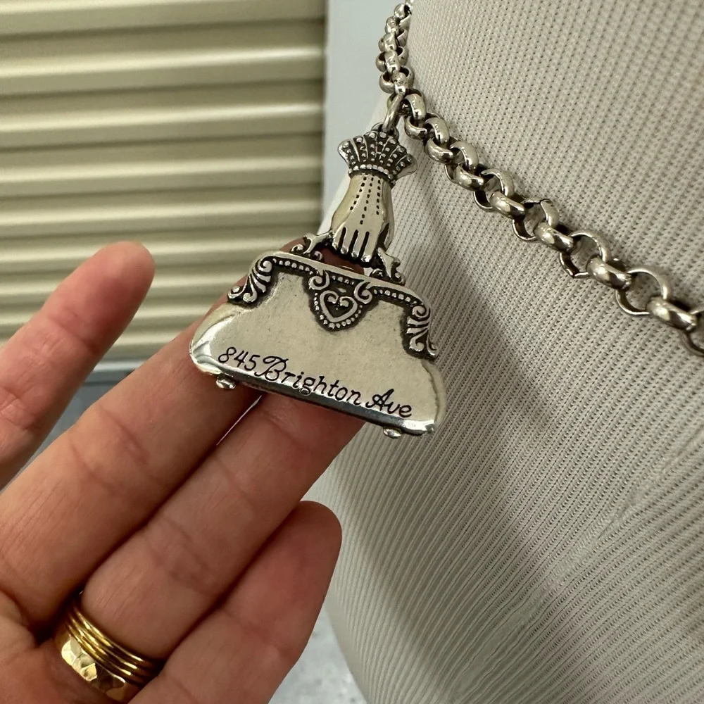 Brighton Silver Chain Belt with Charms - Picture 5 of 6